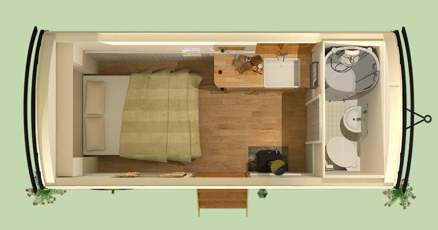 Hut Option a